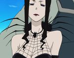  arachne_gorgon bb breasts cleavage large_breasts pale pale_skin soul_eater 