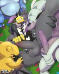  amphibian anal anal_penetration arthropod balls bear clenched_teeth drowzee faceless_character faceless_male feral feral_on_feral feral_penetrating foursome generation_1_pokemon generation_5_pokemon generation_7_pokemon generation_8_pokemon genitals golisopod grass group group_sex hi_res humanoid_genitalia humanoid_penis legendary_pokemon male male/male mammal multi_genitalia multi_limb multi_penis multicolored_body nintendo padzyan pecs penetration penis plant pokemon pokemon_(species) seismitoad sex spread_legs spreading tapir teeth tongue tongue_out urshifu ursine video_games 