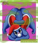  anthro big_butt blue_body bottomless butt christmas christmas_clothing christmas_headwear clothed clothing fart fart_cloud fart_fetish female fizzy_pop_the_popplio floppy_ears gassy gassybigears69 generation_7_pokemon hat head_down_ass_up headgear headwear hi_res holidays jack-o&#039;_pose nintendo pokemon pokemon_(species) pokemorph popplio pose raised_tail santa_hat sexybigears69 smelly smile solo text thick_thighs video_games 