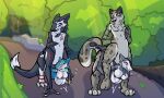  absurd_res belly_riding bound claire domestic_cat felid feline felis female hi_res kate_(disambiguation) mammal sergal sex story taur 