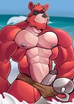  abs anthro canid canine clothing eye_patch eyewear five_nights_at_freddy&#039;s fox foxy_(fnaf) hi_res hook hook_hand humanoid looking_at_viewer machine male mammal mouth_closed muscular muscular_anthro muscular_male nipples pecs robot robot_humanoid scottgames screw screws shaded snout solo tehbluebubble video_games 