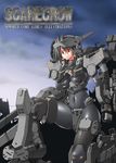  armored_core armored_core_last_raven from_software grey_hair gun laser_blade laser_gun listless_time mecha_musume ment missile_launcher rocket_launcher weapon 