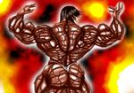  ass back biceps extreme_muscles female flex muscle muscles muscular muscular_female pose s20k00y veins 