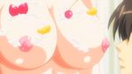  animated animated_gif breast_sucking breasts cherry chikuhou_orie cream food fruit gif licking nipples nude oppai_no_ouja_48 strawberry 