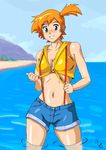  beach highres kasumi_(pokemon) nintendo pokemon teen teenage water 