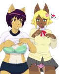  &lt;3 animal_ears cat_ears catgirl furry gym_uniform heart kemonon ricosye school_uniform 