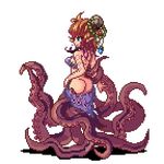  animated animated_gif ass exet gif kenkou_cross kenkou_kurosu lowres mamono_girl_lover monster_girl monster_girl_encyclopedia pixel_art scylla scylla_(mamono_girl_lover) sprite tentacle tentacle_girl 