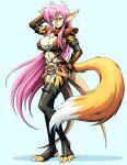  absurd_res alfreda_fliss anima big_breasts breasts canid canine comtin eiris_key felid fox hi_res mammal noricragma old_design pantherine tiger tixen zoion 