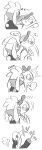  &lt;3 ambiguous/ambiguous ambiguous_gender anthro blush drizzile duo generation_8_pokemon hi_res kissing monochrome nintendo open_mouth pokemon pokemon_(species) probe044913 raboot scut_tail semi-anthro short_tail video_games 