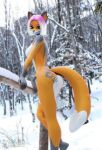  3d_(artwork) 3dart alkhimow anthro breasts butt canid canine character cold digital_media_(artwork) female fox full-length_portrait furry invalid_tag mammal portrait sex solo tattoo winter 