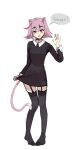  absurd_res anthro black_clothing black_dress clothing dress erroten felid feline female hair hi_res mammal masyunya_(vkontakte) purple_hair russian_text solo text vkontakte young 