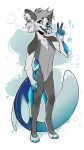  2019 4_toes 5_fingers alpha_channel anthro black_eyelashes black_eyes blue_fin blue_fingers blue_hands blue_markings blue_nose blue_paws blue_spots blue_tail blue_theme blue_tongue body_tuft bubble by canid canine chest_tuft countershade_arms countershade_body countershade_chest countershade_face countershade_feet countershade_hands countershade_head countershade_legs countershade_neck countershade_tail countershading creative_commons digital_drawing_(artwork) digital_media_(artwork) epicfacepowwaa facial_tuft featureless_crotch feet fingers full-length_portrait fur gesture gradient_hand gradient_tail grey_arms grey_body grey_chest grey_countershading grey_ears grey_feet grey_fur grey_head grey_legs grey_neck grey_theme head_tuft hi_res inner_ear_fluff looking_at_viewer male mammal marine markings merfolk multicolored_body multicolored_chest multicolored_feet multicolored_legs multicolored_tail neck_tuft nude open_mouth open_smile outline portrait pupils shadow signature simple_background smile smiling_at_viewer solo sparkles sparkling_background split_form spots teeth toes tongue transparent_background tuft v_sign white_arms white_body white_chest white_countershading white_face white_feet white_fur white_hands white_head white_inner_ear_fluff white_legs white_muzzle white_neck white_outline white_pupils white_spots white_tail white_toes 