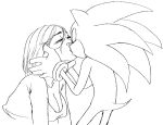  anthro blush blush_lines coconuttheory duo eulipotyphlan female hedgehog human human_on_anthro interspecies kiss_on_lips kissing male male/female mammal sega sonic_the_hedgehog sonic_the_hedgehog_(series) 