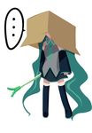  aqua_hair box female girl hatsune_miku leek long_hair spring_onion vocaloid 