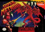 90s armor body_suit bodysuit box_cover classic cover game game_cover highres laser metroid monster nintendo power_armor power_suit ridley samus_aran snes super_metroid super_nintendo wings 