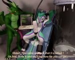  3d_(artwork) 4_ears anthro avali avali_(original) balls bodily_fluids cum digital_media_(artwork) dragon duo eitami ejaculation feathered_wings feathers genital_fluids genitals green_body hi_res male male/male maxime66410 multi_ear olskor penis sex sex_toy solo white_body wings 