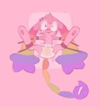  2022 anthro bdsm diaper feces female fur hi_res infantilism l33t_(labbit1337) labbit1337 lagomorph legs_up leporid mammal messy_diaper multicolored_ears multicolored_tail open_mouth pink_body pink_fur pooping rabbit rainbow_ears rainbow_tail soiled_diaper soiling soiling_diaper solo submissive submissive_female 