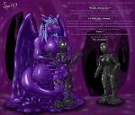  absurd_res assimilation cybernetics cyborg dragon female goo_(disambiguation) goo_creature goo_dragon goo_dripping goo_transformation gooborg goop goopy gynomorph hi_res intersex machine melting purple_body purple_dragon queen_vinyl_da.i&#039;gyu-kazotetsu swizy tar tar_creature tar_slime tara_(elizabethwinterwolf) transformation 