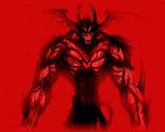  bizarre demon devil devilman fangs go_nagai hair hairy horns nagai_gou red red_hair wallpaper 
