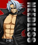  adam_blade jacket needless open_clothes open_jacket silver_hair sunglasses 