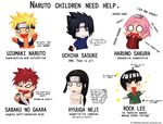  funny gaara haruno_sakura hyuuga_neji naruto parody rock_lee uchiha_sasuke uzumaki_naruto 