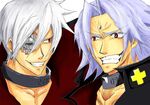  adam_arclight adam_blade highres needless red_eyes white_hair 