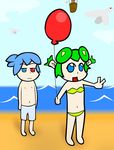  amitie balloon bikini nmn puyopuyo rider_(puyopuyo) sig swimsuit vector 
