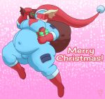  absurd_res belly_kink christmas fat_kink fatgirl hi_res holidays lancelot overweight plus_size slightly_chubby superhero 