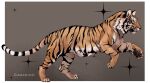  abouteang absurd_res ambiguous_gender countershade_face countershade_fur countershade_torso countershading felid feral fur hi_res mammal orange_body orange_fur pantherine pawpads paws quadruped solo striped_body striped_fur stripes tiger 