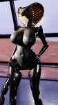  3d_(artwork) absurd_res android anthro aurelia_(post_pony) big_breasts black_body black_nipples blender_(software) blender_cycles breasts butt cobra digital_media_(artwork) female hi_res machine nipples nude pose post_pony reptile robot scalie smile snake solo thick_thighs wide_hips 