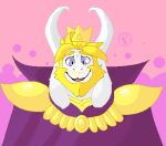  armor asgore_dreemurr bovid caprine digital_media_(artwork) goat horn male mammal microsoft_paint monster pixel_(artwork) saintbullart solo undertale undertale_(series) 