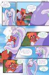  absurd_res anthro comic cuddling dragon duo embrace feral generation_6_pokemon goodra hi_res hug human male male/male mammal nintendo pokemon pokemon_(species) semi-anthro trans_(lore) trans_man_(lore) xxbrewbeastxx 