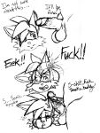  absurd_res anthro balls bodily_fluids cum_in_ear cum_in_head dialogue disembodied_penis drooling duo ear_penetration english_text enlisentity genitals hi_res internal male male/male miles_prower mindfuck penetration penis profanity saliva sega sonic_the_hedgehog sonic_the_hedgehog_(series) tears text vein veiny_penis 