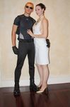  albert_wesker bun capcom cosplay excella_gionne hair_bun no_bangs photo resident_evil resident_evil_5 