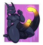  absurd_res anthro balls bedroom_eyes big_balls big_penis black_body dipstick_tail erection genitals hi_res kneeling legendary_pokemon looking_at_viewer male markings narrowed_eyes nintendo penis pokemon pokemon_(species) pokk&eacute;n_tournament purple_eyes seductive shadow_mewtwo shadow_pokemon smile solo tail_markings thick_thighs virito 