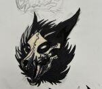  anthro aristel(character) black_body black_fur blind bone chaos_agent_(artist) decay decomposition demon fur furry_character male open_mouth pale pink_tongue skull skull_head skulldog_(species) teeth tongue white_eyes 