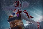  absurd_res anthro blender_(software) christmas duo equid equine female hasbro hi_res holidays hooves-art hooves-art_(oc) horn horse lovers_(oc) male male/female mammal my_little_pony pony unicorn 