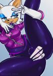  absurd_res anthro bat big_breasts bottomwear breasts clothed clothing digital_drawing_(artwork) digital_media_(artwork) female flexible fur genitals hi_res idw_publishing looking_at_viewer makeup mammal pants pussy raised_leg rouge_the_bat rubber rubber_clothing rubber_suit sega simple_background smile solo sonic_prime sonic_the_hedgehog_(comics) sonic_the_hedgehog_(idw) sonic_the_hedgehog_(series) spread_legs spreading tight_clothing torn_bottomwear torn_clothing torn_pants unsafefrce 