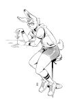  2022 3:4 absurd_res anthro bar_stool bottomwear cckatoo clothed clothing eyewear footwear furniture glasses hi_res hoodie hotpants lagomorph leporid male mammal monochrome plantigrade rabbit shoes shorts simple_background sitting sneakers socks solo square_glasses stool topwear 