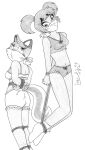  2019 angry anthro anthrofied arms_tied artist_name bdsm bloomers bondage bottomwear bound bow_bra bow_panties bow_underwear bra breasts cloth_gag clothed clothing domestic_cat duo eye_contact felid feline felis female footwear frilly frilly_bra frilly_clothing frilly_panties frilly_underwear gag gagged graphite_(artwork) greyscale hands_behind_back hi_res horn human legs_tied limpurtikles looking_at_another mammal monochrome navel panties partially_clothed pencil_(artwork) restraints rope rope_bondage signature simple_background sitting socks solo suspension sweet_mayhem the_lego_movie traditional_media_(artwork) training_bra underfoot underwear underwear_only unikitty white_background 
