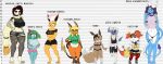  abs absol anthro arm_tattoo biceps big_breasts bikini bikini_bottom blonde_hair bodymarking bottomwear bound bra bracelet braixen breasts chart chubby_anthro chubby_belly chubby_female claws clothing cosmonaut digitigrade dragonair dyed-hair eevee eeveelution female fishnet fishnet_armwear fluffy fluffy_tail generation_1_pokemon generation_3_pokemon generation_6_pokemon goth group hair hand_on_hip hi_res hotpants huge_breasts ivysaur jewelry jolteon leaf leaf_hair legwear male minishorts miniskirt model_sheet mohawk muscular muscular_anthro muscular_female navel navel_piercing ninetales nintendo nipples paws piercing pink_nipples plant plant_hair pokemon pokemon_(species) pseudo_hair punk_hair raichu shirt short_hair short_stack shorts size_chart size_difference skirt slightly_chubby swimwear tail tail_tied taller_female tank_top tattoo tight_clothing tight_fit tights topwear torn_clothing translucent translucent_clothing underwear 