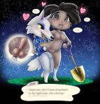  &lt;3 &lt;3_eyes animal_crossing animal_genitalia animal_penis anthro anthro_penetrating anthro_penetrating_female anthro_penetrating_human balls beauty_mark big_head bodily_fluids bottomless breasts canine_penis clothed clothing duo erection eyeshadow fang_(animal_crossing) female female_on_anthro fur genitals happy happy_sex hi_res human human_on_anthro human_penetrated interspecies knot makeup male male/female mammal night nintendo nipples nude outside penetration penile penile_penetration penis penis_in_pussy sex shovel smile standing standing_sex star sweater sweater_only tears tears_of_pleasure tongue tongue_out tools topwear topwear_only unshackled vaginal vaginal_penetration villager_(animal_crossing) white_body white_fur 