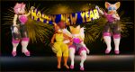  3d_(artwork) amy_rose anthro archie_comics bat canid canine chipmunk clothed clothing crossdressing digital_media_(artwork) eulipotyphlan female fox glistening glistening_clothing ground_squirrel group hedgehog hi_res latex looking_at_viewer male male/female mammal miles_prower new_year_2023 rodent rouge_the_bat rubber rubber_clothing rubber_suit sally_acorn sciurid sega sonic_the_hedgehog_(archie) sonic_the_hedgehog_(comics) sonic_the_hedgehog_(series) tailsltx tight_clothing 