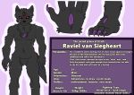  black_fur canid canide canine canis demon demon_eyes demonic fantasy feet flatcolor fur hybrid information male mammal model_sheet nude ray_van_siegheart red_eyes scar text third_eye wildwolfproduction wolf 