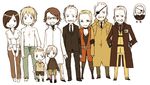  big_boss eva eva_(metal_gear_solid) eva_(mgs) everyone group hal_emmerich metal_gear metal_gear_(series) metal_gear_solid metal_gear_solid_3 metal_gear_solid_4 otacon raiden revolver_ocelot solid_snake solidus_snake sunny sunny_gurlukovich 