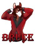  2018 anthro bruce clothing digital_media_(artwork) equine hair hi_res horse looking_at_viewer male mammal solo text 