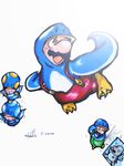  4boys animal_costume frozen happy highres kirbysuperstar96 koopa_paratroopa koopa_troopa luigi male male_focus mario mario_(series) multiple_boys new_super_mario_bros._wii nintendo para_troopa penguin_costume penguin_suit smile super_mario super_mario_bros. toad toad_(mario) 