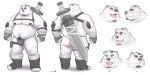  2022 2:1 absurd_res anthro bear belly big_belly bulge butt clothing hi_res kemono male mammal model_sheet moobs nipples overweight overweight_male peekeroro polar_bear solo underwear ursine weapon 