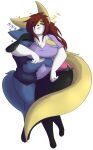  &lt;3 2021 absurd_res anthro arm_around_partner big_breasts black_body black_fur blue_body blue_clothing blue_fur blue_hair blue_shirt blue_topwear bottomless bottomless_male bottomwear braixen breasts chest_tuft clothed clothing cuddling dew_(dewwydarts) dewwydarts duo eyes_closed female fluffy fluffy_tail fur generation_4_pokemon generation_6_pokemon hair hi_res maddie_(dewwydarts) male male/female nintendo pink_bottomwear pink_clothing pink_shorts pokemon pokemon_(species) purple_clothing purple_shirt purple_topwear red_hair riolu shirt shorts simple_background sleeping tail thick_thighs topwear tuft white_background yellow_body yellow_fur 