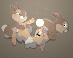  bambi_(film) bodily_fluids cum disney female genital_fluids genitals hi_res incest_(lore) male male/female onstatobol orgasm penis pussy thumper&#039;s_sister thumper_(disney) 